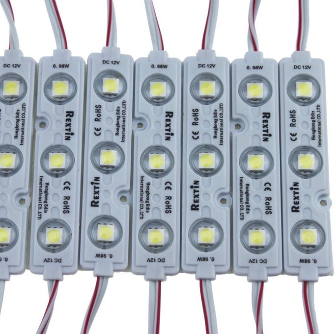 SUPER BRIGHT 200PCS 3 LED MODULE WHITE 5050 SMD WATERPROOF DECORATIVE LIGHT