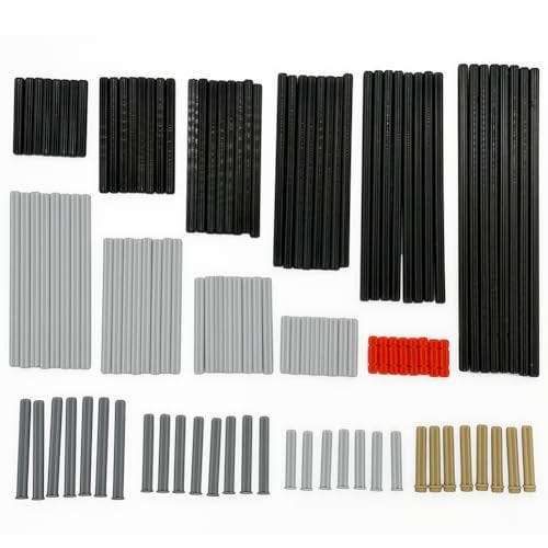 Miutrue 120 Pieces Technical Parts Axle Connectors Building Blocks Accessories Parts Sets Construction Toys Set for Kids 6yrs+ Compatible with Major Brands - Image 2