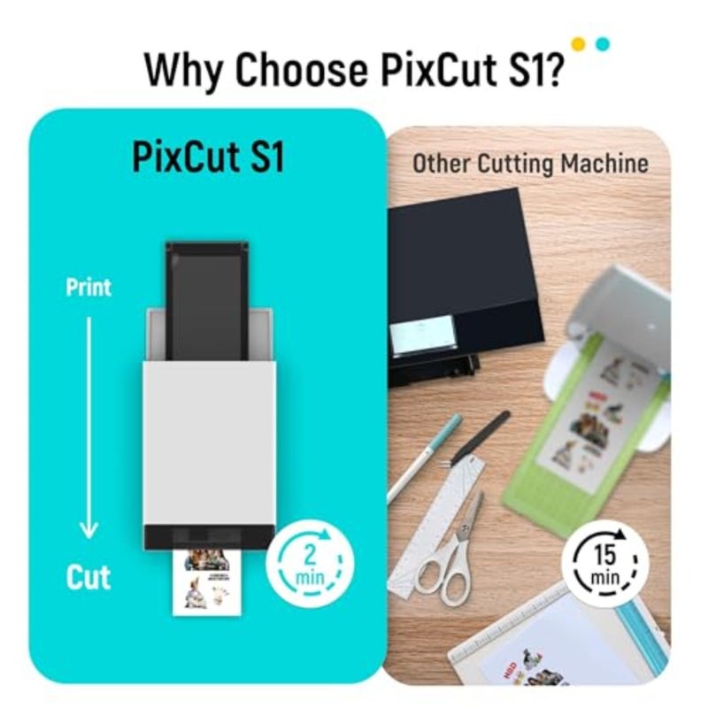 DIY crafts custom labels: thermal dye-sublimation sticker printer with AI auto-cutting, 300 DPI, white plastic body, precise cutting - Image 3