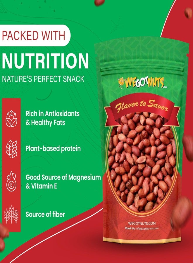 We Got Nuts Raw Red skin Peanuts , USA Grown, (Unsalted) 5LB Bag Bulk (80oz) - We Got Nuts - Image 5