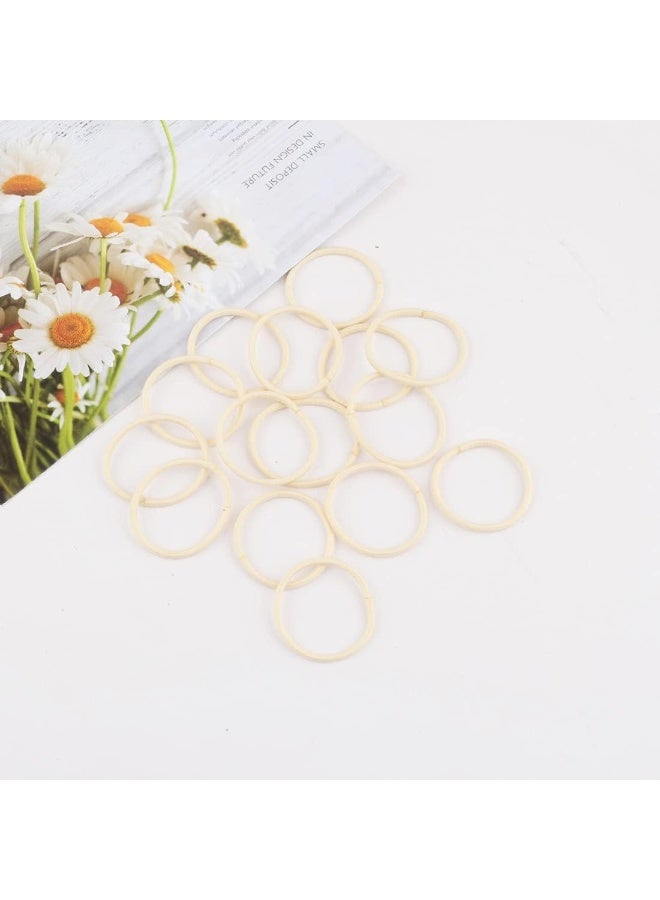 Joyeah 100pcs Baby Hair Ties Small Elastic Toddler Hair Ties Seamless Hair Bands Ponytail Holders for Kids Girls(2 mm x 2.5 cm,Beige Blonde) - Image 2