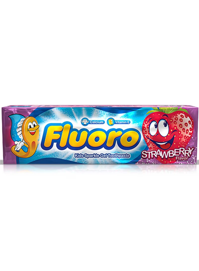 Fluoro Fluoro Eva Strawberry Toothpaste 50 g  - Image 2