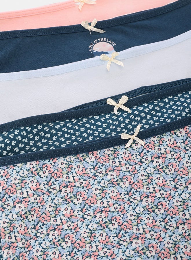 Carina Pack of 5 Colored Full Brief Panties - Image 3