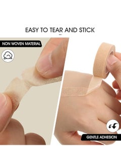 STAUD 8 Rolls Flexible Skin Tape,Kinesiology Straps,Breathable Nose Tape Self Adhesive Gauze Tape for Wound Injuries Swelling Sports, Beige (0.5 in x 10 Yd)  - Image 3