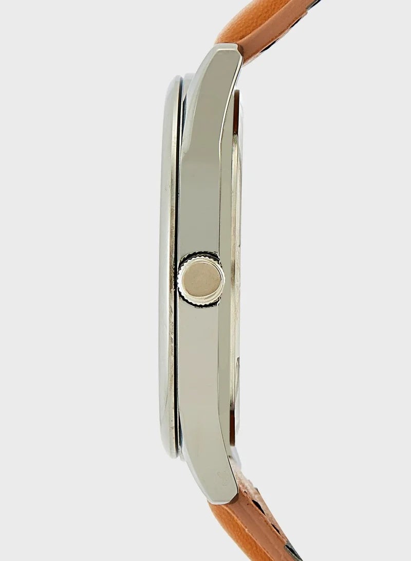 CASIO Men's Wrist Watch MTP-V005L-2B5UDF - 47 mm - Brown - Image 3