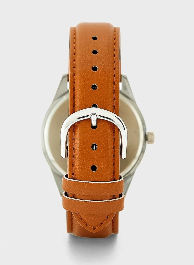 CASIO Men's Wrist Watch MTP-V005L-2B5UDF - 47 mm - Brown - Image 4