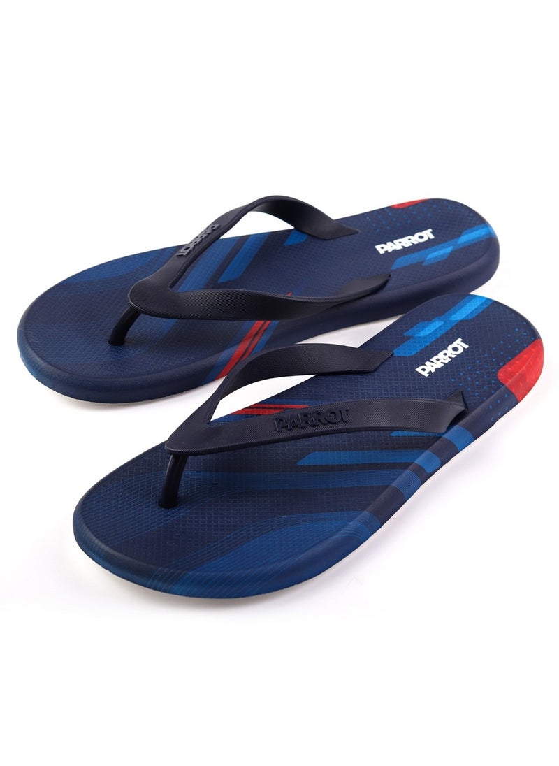 Parrot Ocean Blue Men's Beach & Home Slide Slipper 
