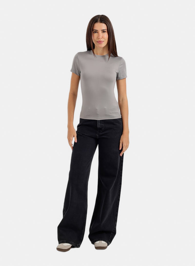 Carina Wide-Leg Denim Pants - Image 5