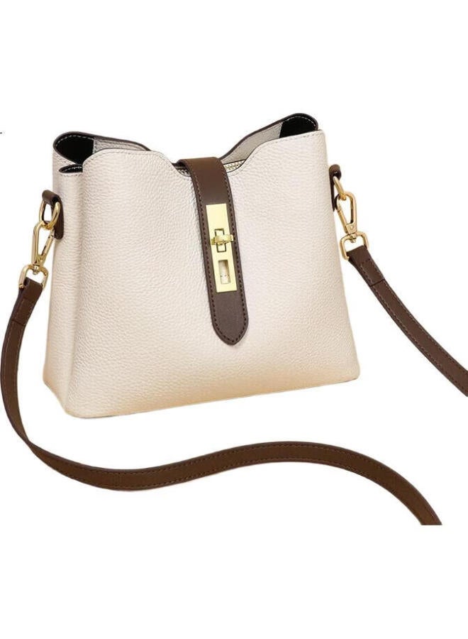 Viney Women'S Handbag, Cowhide Crossbody Bucket Bag, Luxury Brand Shoulder Bag, Birthday Gift For Girlfriend, Qixi Festival And Valentine'S Day Present - Image 2