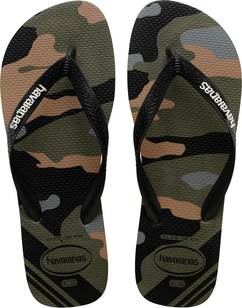 هافاياناس Top Camu Fc Green Slippers 4141398
