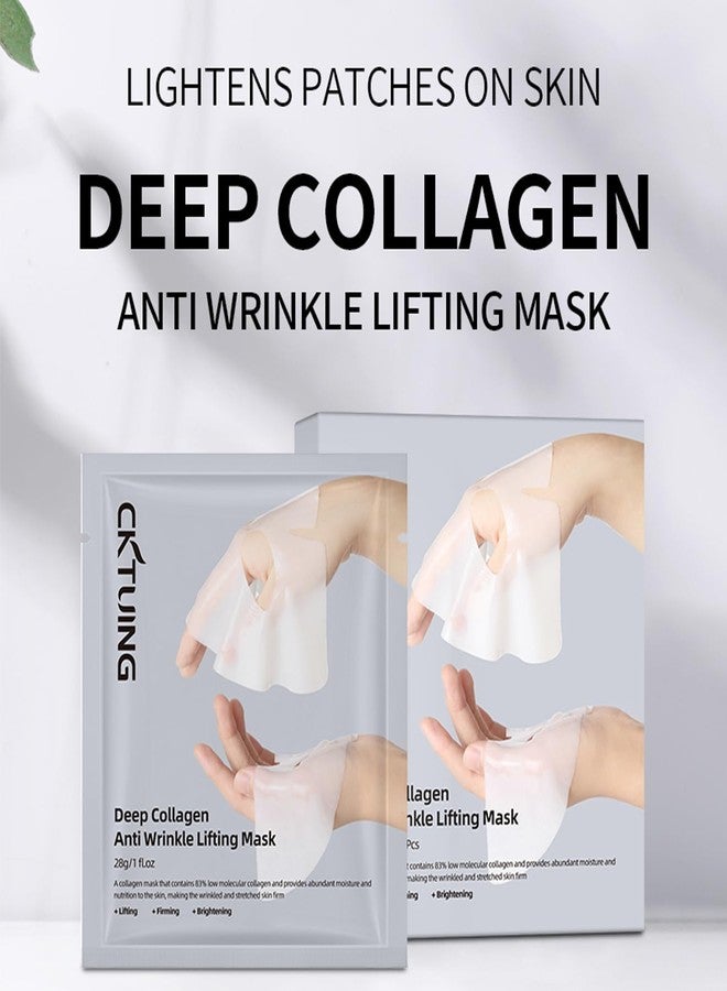 CKTUING Deep Collagen Overnight Face Mask - Anti-Wrinkle Bio-Collagen Treatment for Lifting, Firming & Moisturizing - Hydrating Sleep Mask 5 Pack for Youthful Skin - Image 3