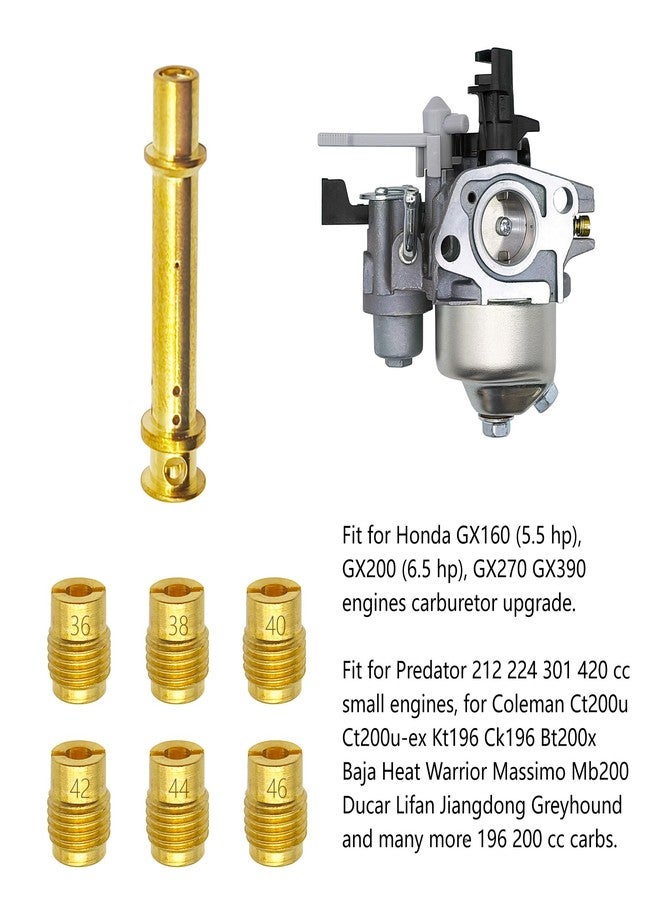YGQ Carburetor Jet Kit for Honda GX160 GX200 GX270 GX390 for Predator Coleman Baja Clones Mini Bikes Go Karts 196cc 212cc 224cc 301cc 420cc - Image 5