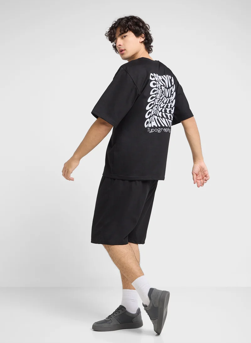 سفنتي فايف Graphic T-Shirts And Shorts Sets