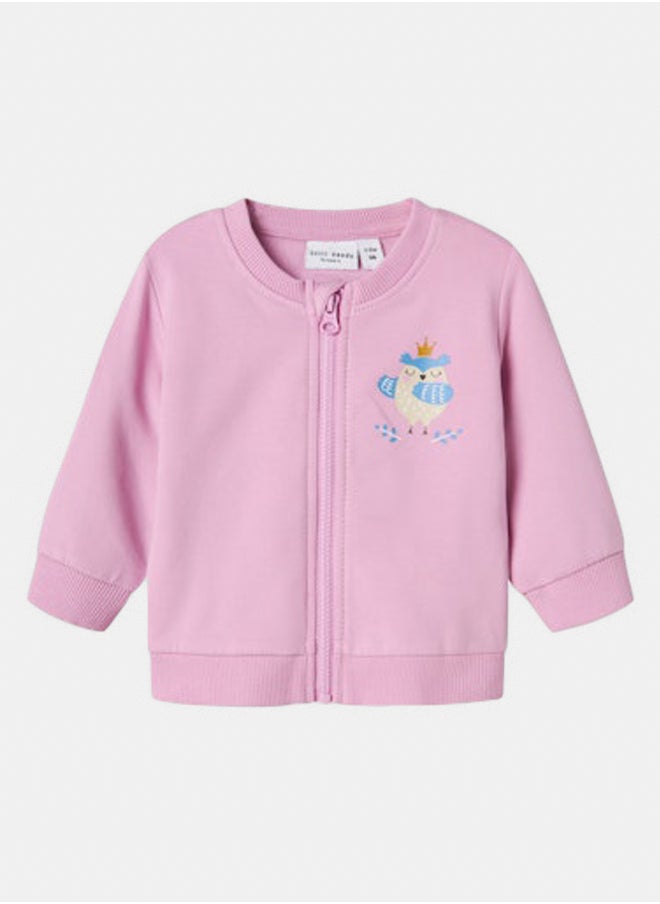 NAME IT name it Baby Girls Vrillie Sweat Cardigan  - Image 1