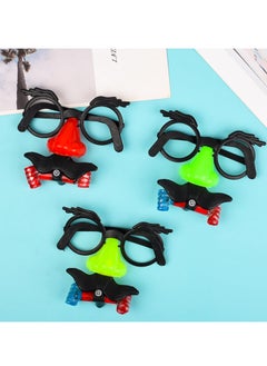SYOSI 12 Pcs Funny Props Nose Mustache Glasses, with Big Nose Eyebrows and Mustache, Disguise Glasses, Suitable for Parties, Funny Photos, Random Color  - Image 3