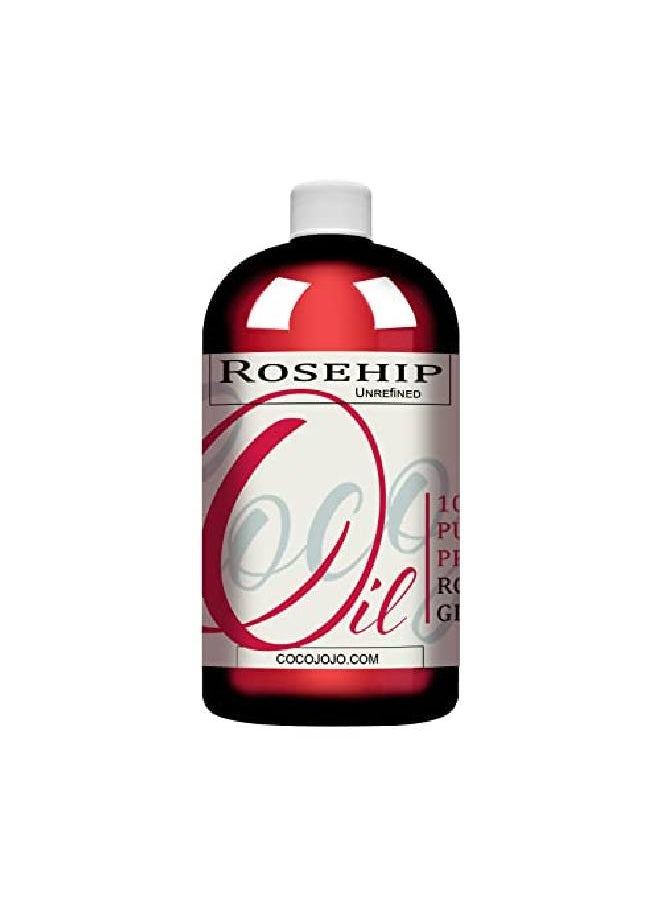Dr Joe Lab - Rosehip Oil 16 Oz 100% Pure Unrefined Cold Pressed All Natural Non Gmo Extra Virgin Rosehip Seed Carrier Oil Premium Grade A For Hair Skin Face Body Nail Locs And Beard Packaging May Vary - Image 1