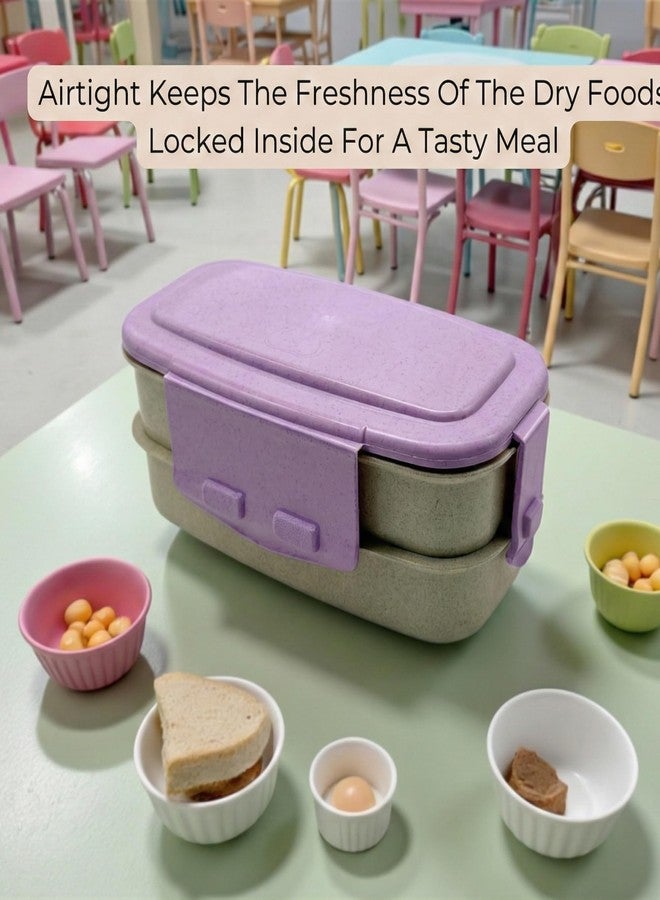Mahaware Ecohome Microwave Safe Lunchbox for Office, Made of Husk, EcoFriendly, Bpa Free, Leak Proof, School Tifin Box, Travelling, Lunch Box, Tiffin - Image 5