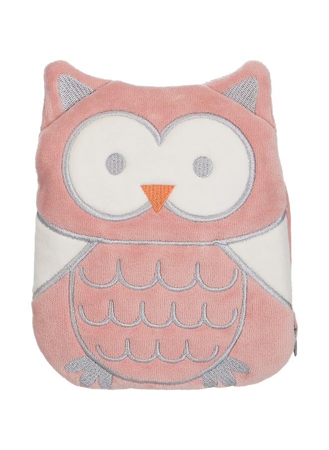 BabyJem - Cherry Seeds Filled Velvet Colic Owl Shaped Pillow - Image 1