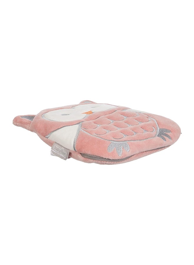 BabyJem - Cherry Seeds Filled Velvet Colic Owl Shaped Pillow - Image 1