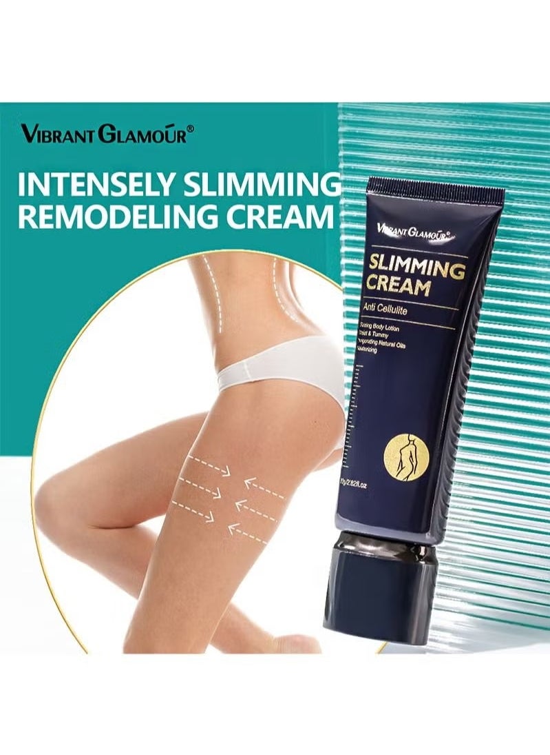 Vibrant Glamour - كريم التنحيف، كريم العرق الساخن، كريم شد البطن للتخلص من السيلوليت للنساء/ الرجال لفقدان الوزن، الخصر والأرداف - Image 1