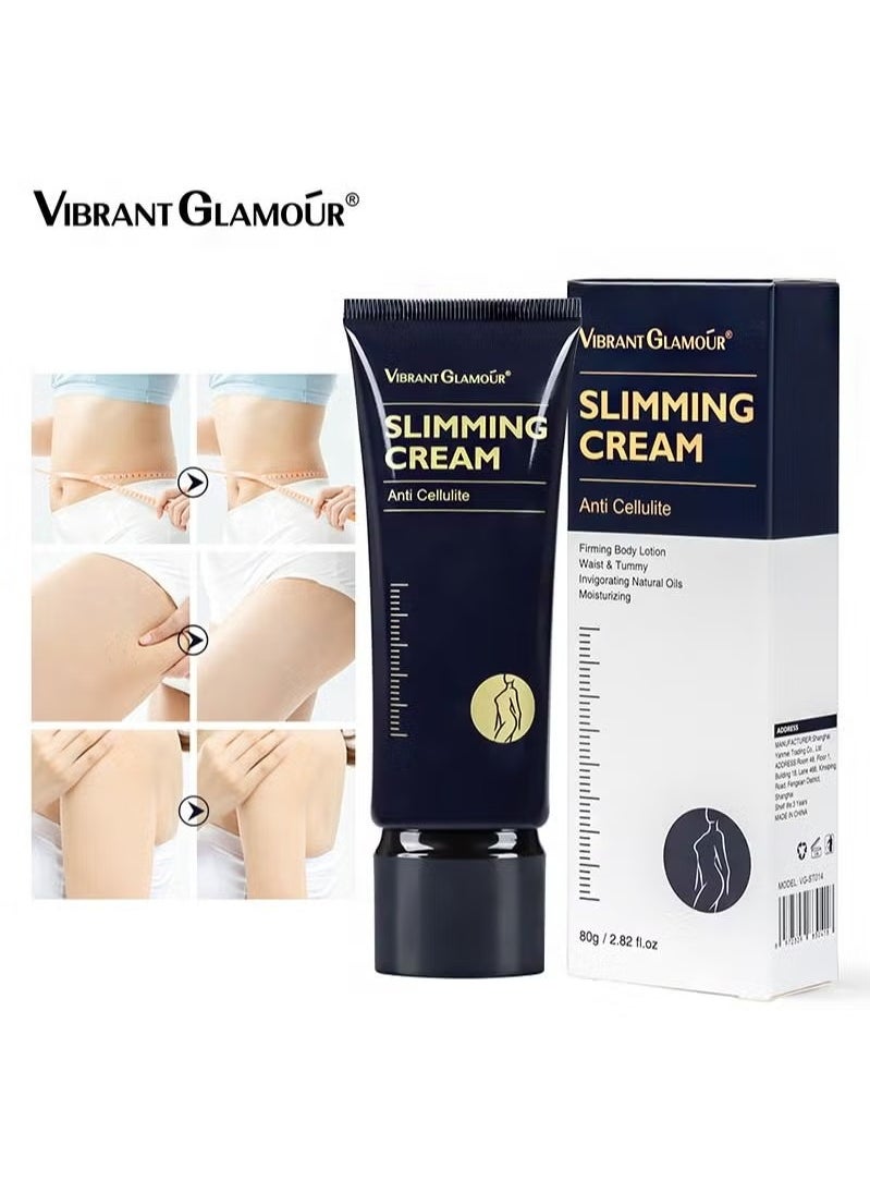 Vibrant Glamour - كريم التنحيف، كريم العرق الساخن، كريم شد البطن للتخلص من السيلوليت للنساء/ الرجال لفقدان الوزن، الخصر والأرداف - Image 1