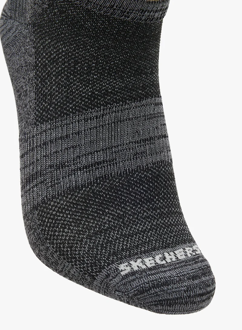 SKECHERS 3 Pack Non-Terry Low-Cut Socks