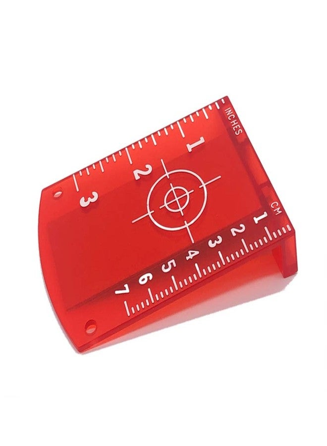 YOTOM Laser Targets, 2 pcs Magnetic Floor Laser Target Card Plate for Red Laser Level - Image 3