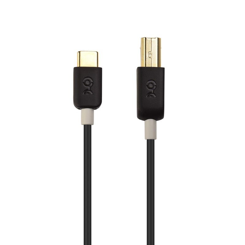 Cable Matters USB B to USB C Cable - 3.3ft, USB-C to USB-B Cable, MIDI to USBC Cord, Compatible with Printer, MIDI Controller/Keyboard, Black - Image 5