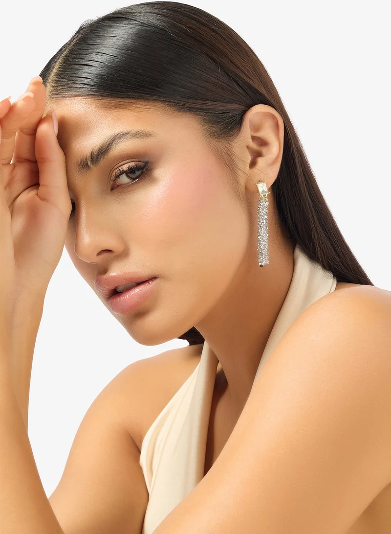 Ella Limited Edition Rhinestone Diamonte Drop Down Earrings
