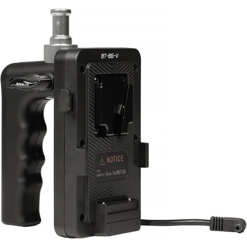 Nanlite V-Mount Battery Grip for Forza 60 II, 60B II, 60C & FC-60B - Image 3