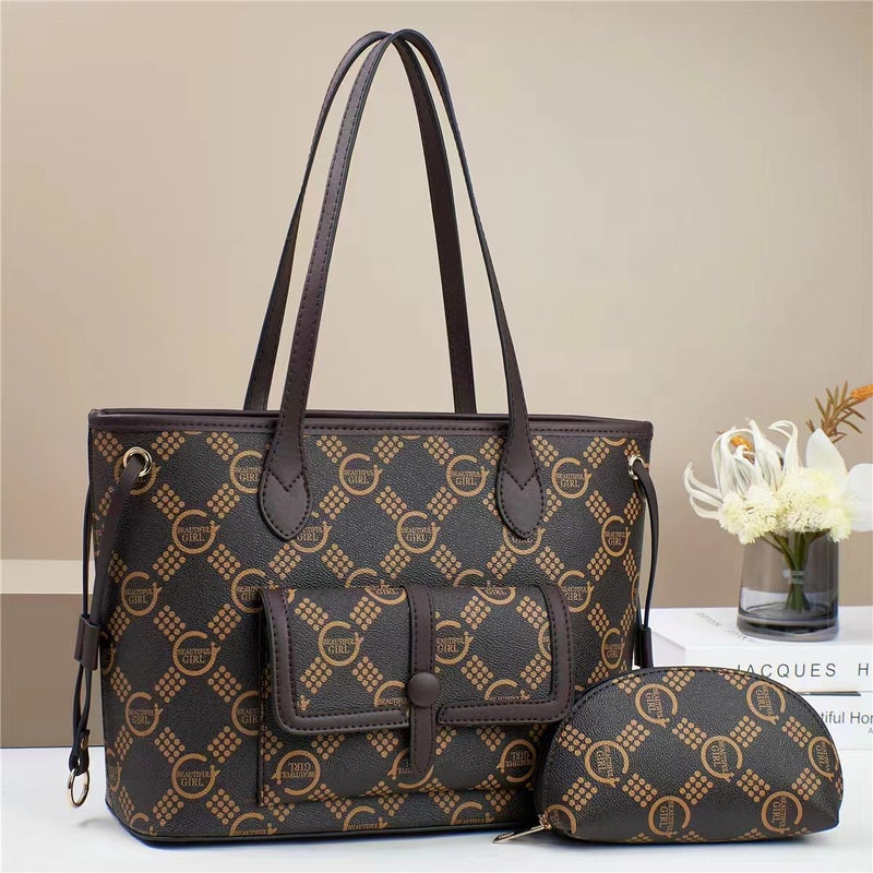 New Mother And Son Handbag Printed Women'S Fashionable All-Match Crossbody Bag Niche Large Capacity Shoulder Bag - Image 4