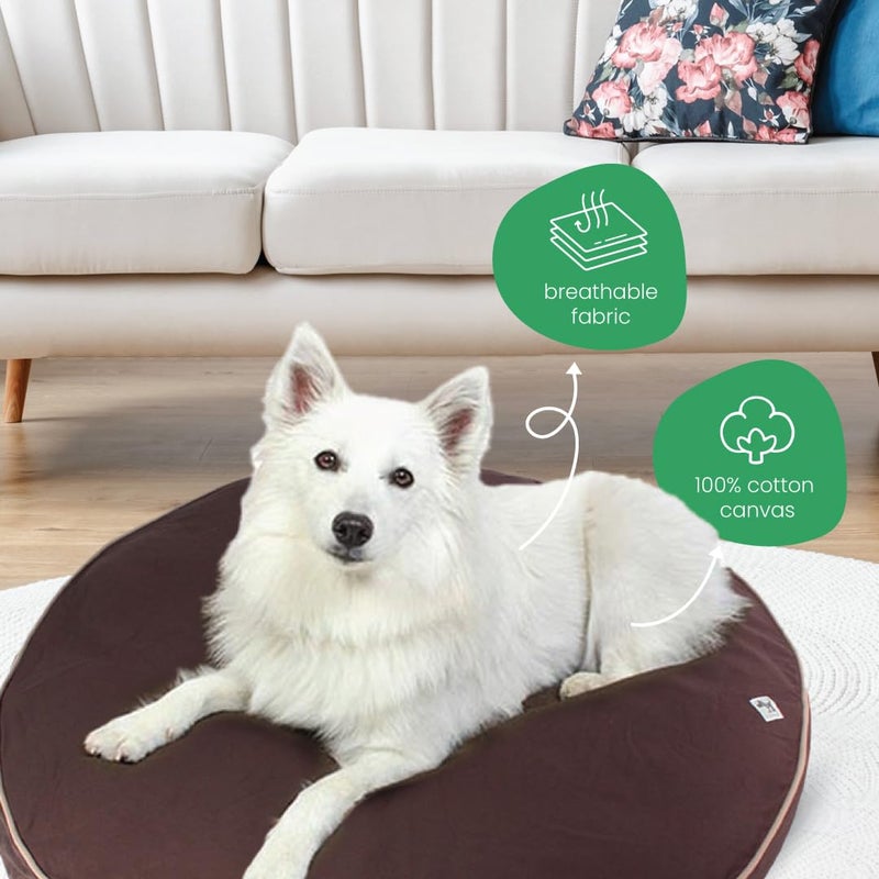 molly mutt Dog Bed Cover - Landslide Print - Measures 42â€ x 5â€™â€™ - 100% Cotton - Durable - Breathable - Sustainable - Machine Washable Dog Bed Cover - Image 4
