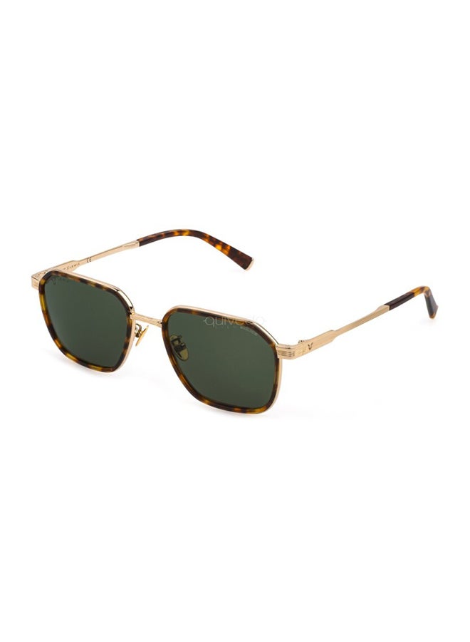 POLICE Men's UV Protection Square Sunglasses - Lewis Hamilton SPLC56 300V 55 - Lens Size: 55 mm