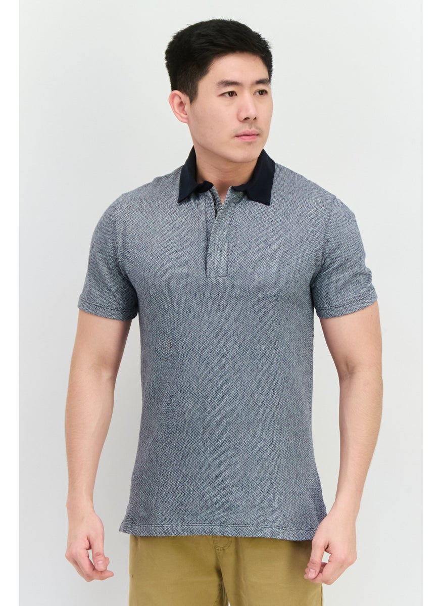 Men Regular Fit Short Sleeve Textured Polo Shirts, Charcoal - pzsku/Z868D2AE00F6AF50D7977Z/45/_/1739196984/55180b3f-9bf8-4d0e-ac86-15974247a919