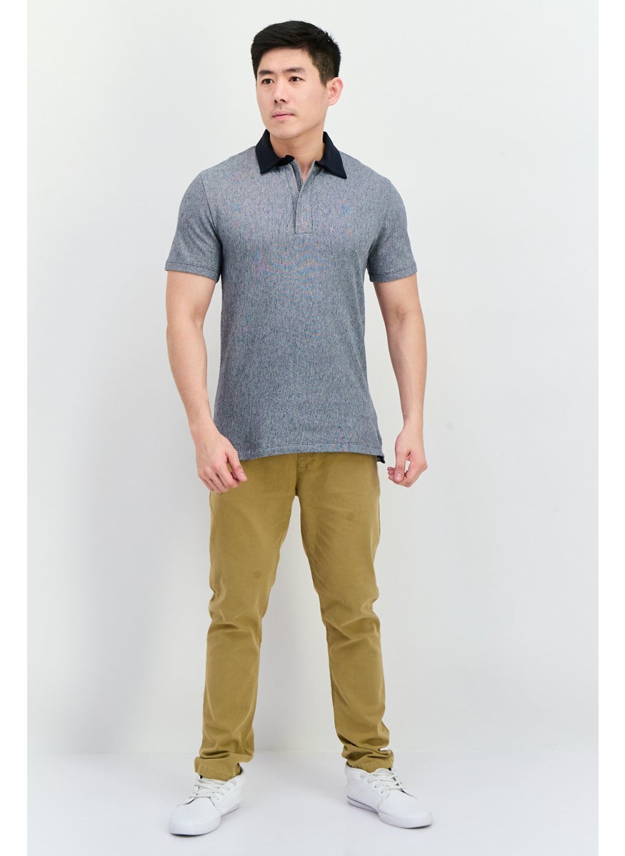 Men Regular Fit Short Sleeve Textured Polo Shirts, Charcoal - pzsku/Z868D2AE00F6AF50D7977Z/45/_/1739196988/2db99071-3c5c-44fc-a303-86b4d0c3b3db