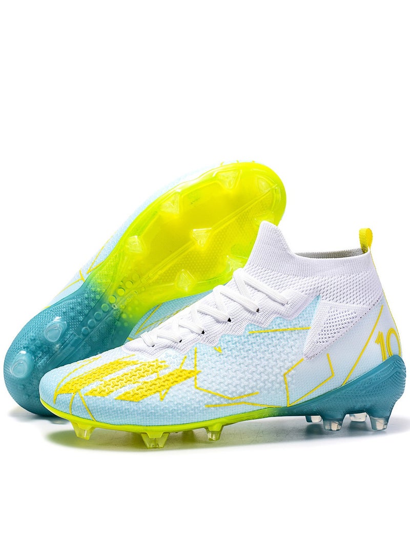 SKT Shiketro Men's Football Shoes, Suitable For Outdoor Indoor Professional Youth Boys Football Shoes, Unisex Football Shoes.  - Image 1