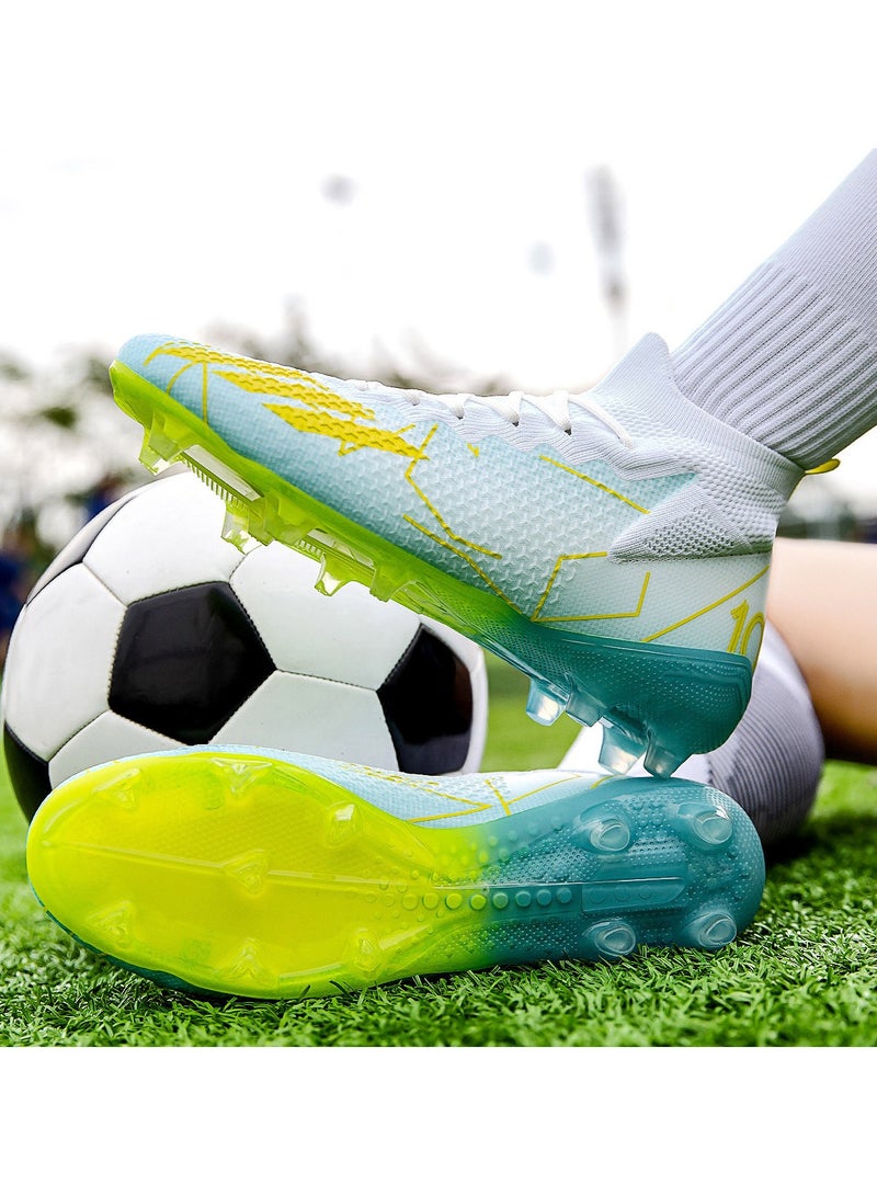 SKT Shiketro Men's Football Shoes, Suitable For Outdoor Indoor Professional Youth Boys Football Shoes, Unisex Football Shoes.  - Image 3