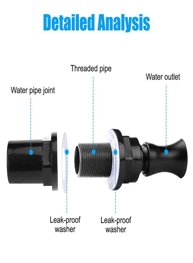 MiOYOOW Aquarium Water Pump Nozzle, Adjustable Aquarium Outlet Pipe Duck Flat Pipe End for Fish Tank - Image 3