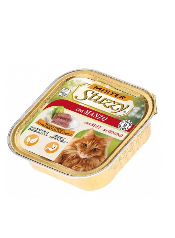 Mister Stuzzy With Beef Cat Wet Food 100g