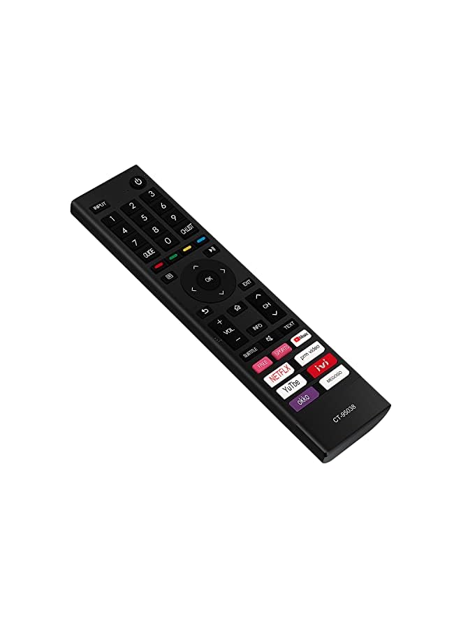 The Bros CT-95038 Replaced Remote Control Compatible with Toshiba and Hisense Smart 4K LED LCD TV With APP:FREE SPORTS MUSIC NETFLIX PRIME-VIDEO YOUTUBE IVI OKKO MEGOGO - Image 3