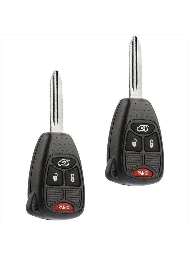 USARemote Car Key Fob Keyless Entry Remote fits 2004-2008 Chrysler Pacifica / 2005-2007 Jeep Liberty (M3N5WY72XX 4-btn, Set of 2) - Image 1
