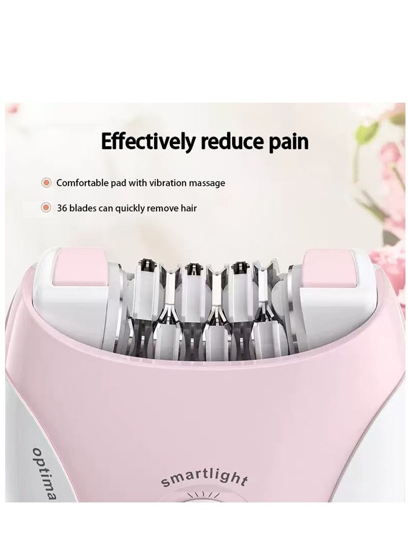 Electric Hair Removal Device Epilator for Women, Cordless Hair Removal, Multifunctional Painless Epilator, With USB Charging Compact, Suitable For Arms, Legs, Upper Lip, Armpits, Bikini Line, and Face. - Image 2