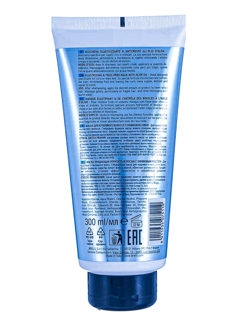 Numero Hair Professional NUMERO Elasticizing & Frizz-Free Mask With Olive Oil For Curly & Wavy Hair 300 ml - Made in Italy  - Image 2
