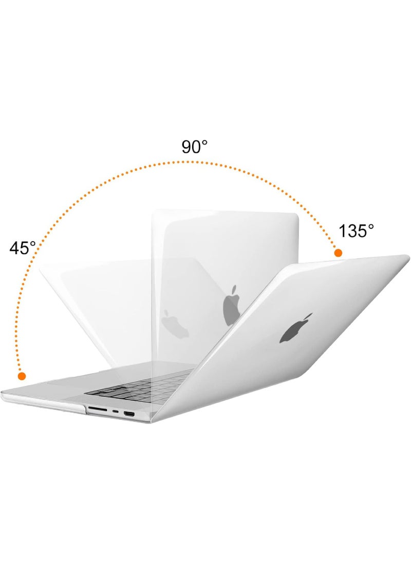 Rock Pow - Compatible with MacBook Pro 16 inch Case 2023 2022 2021 Release M3 A2991 M2 A2780 M1 A2485 Pro Max Chip Touch ID Protective Plastic Hard Shell Case - Image 1