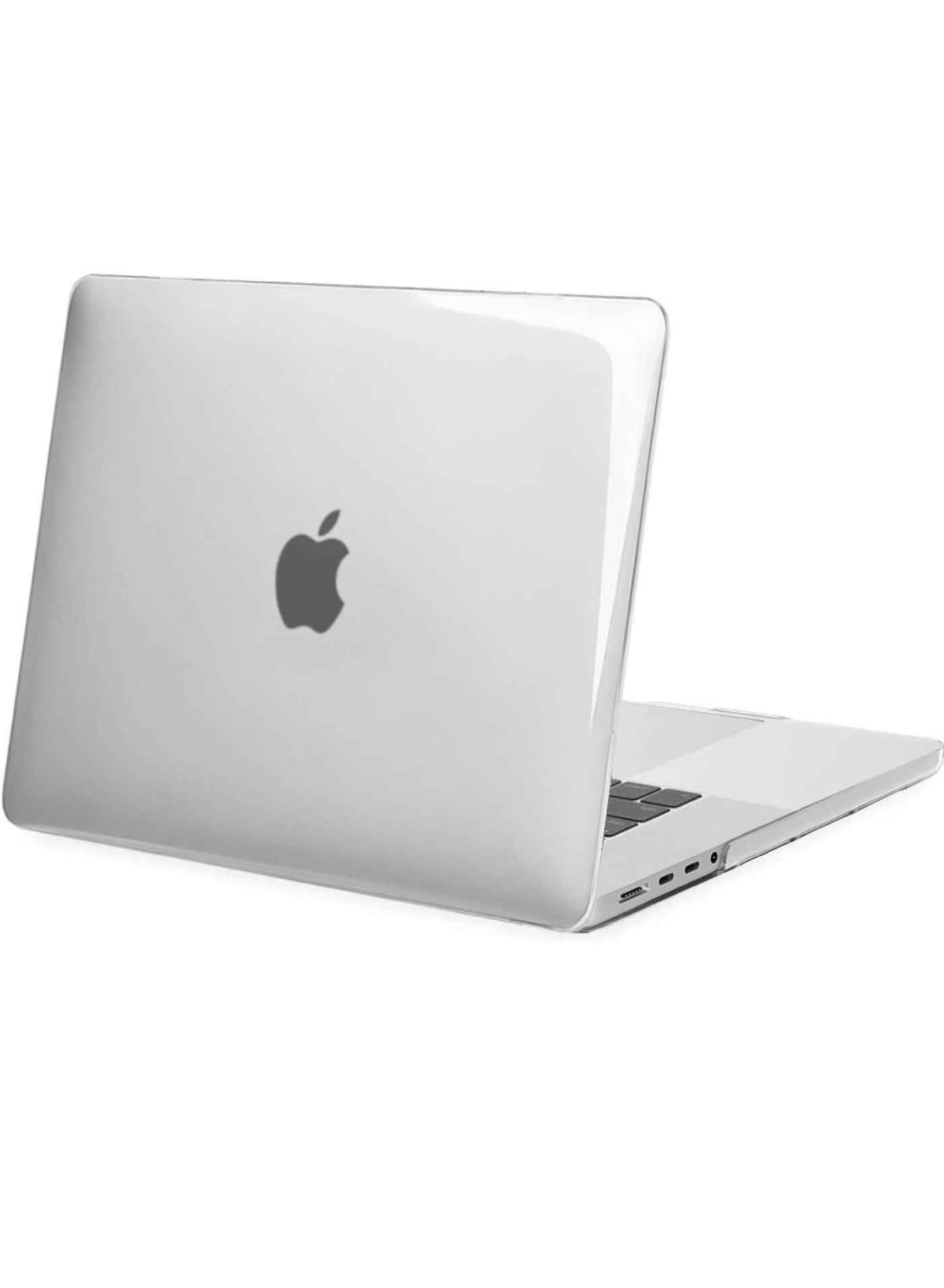 Rock Pow Case Compatible for New Macbook Pro 16 inch 2025 2024-2021,M4 A3403 A3186 M3 A2991 M2 A2780 M1 A2485 Pro/Max Chip Touch ID,Protective Plastic Hard Shell Cover,Smooth Shiny Surface,Crystal Cle