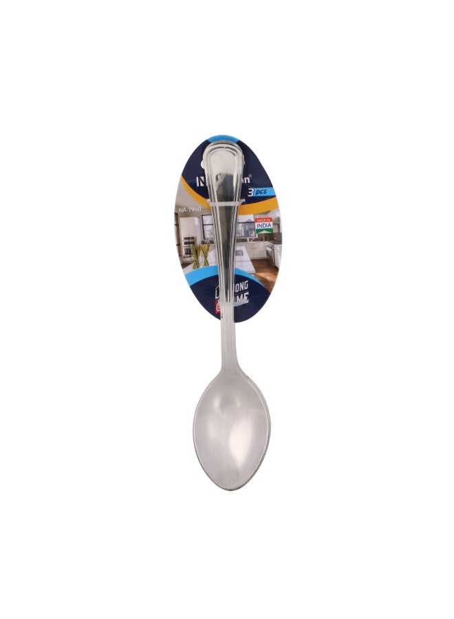 NAMSON NAMSON MEGOSA TABLE SPOON 3PCS NA-7940 – Premium Stainless Steel | Durable & Easy to Clean | Everyday Kitchen Essential - Image 3