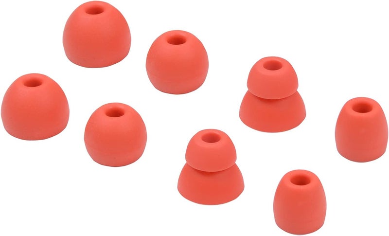 luakesa Replacement Eartips Silicone Earbuds Buds Set for Powerbeats Pro Beats Wireless Earphone Headphones,4 Pair (Red) - Image 1