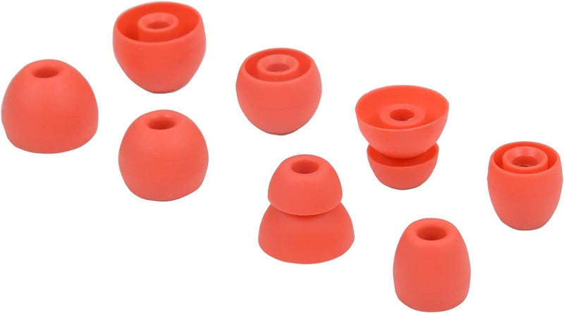 luakesa Replacement Eartips Silicone Earbuds Buds Set for Powerbeats Pro Beats Wireless Earphone Headphones,4 Pair (Red) - Image 4