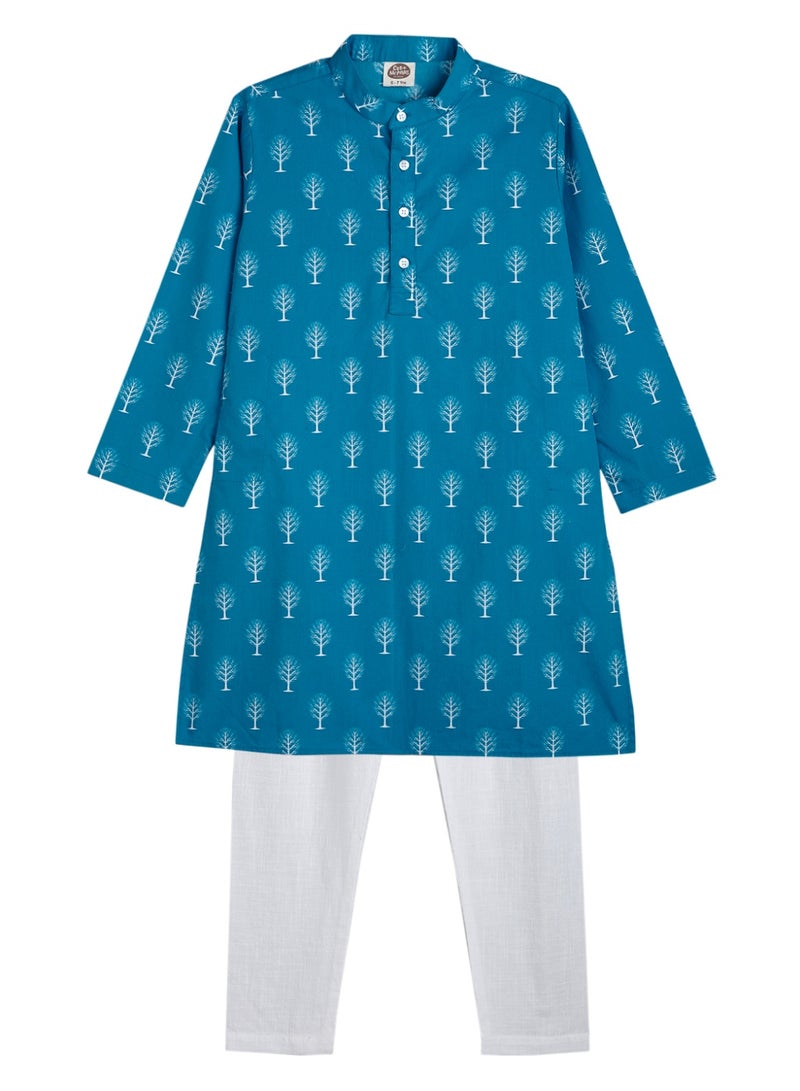Cub McPaws Boys Kurta Pyjama Set | Kids Ethnic Wear | 4-12 Years - Image 3