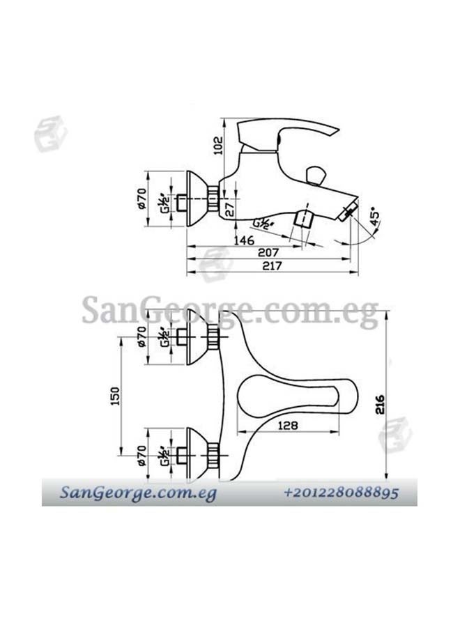 سار ديزاين SD خلاط بانيو ديورانس 1071 - Image 2